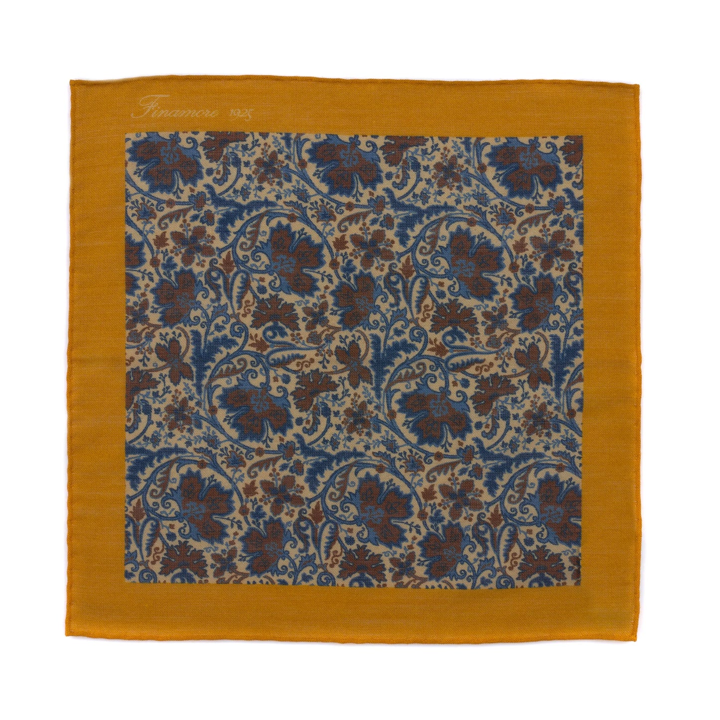 Printed Wool and Silk-Blend Pocket Square