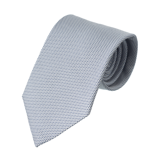 Herringbone Linen and Silk-Blend Tie