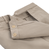 Rota Regular-Fit Stretch-Cotton Trousers in Beige - SARTALE