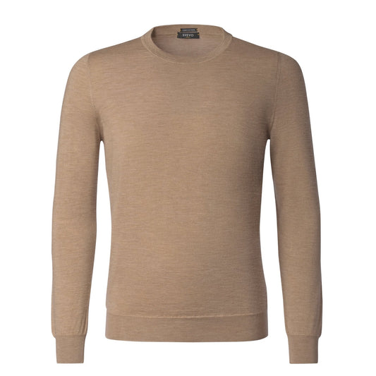 Svevo Crew-Neck Cashmere and Silk-Blend Sweater - SARTALE