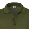 Luigi Borrelli Linen and Cotton-Blend Green Polo Shirt - SARTALE