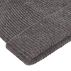 Luciano Barbera Ribbed Cashmere Beanie in Grey - SARTALE