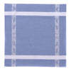 Bedrucktes Einstecktuch aus Baumwolle in Blau