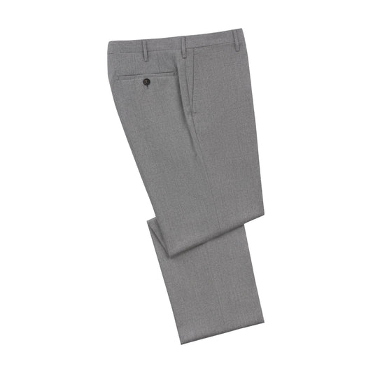 Rota Slim-Fit Virgin Wool Classic Trousers in Grey - SARTALE