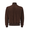 Alfredo Rifugio Suede Bomber Jacket in Brown - SARTALE