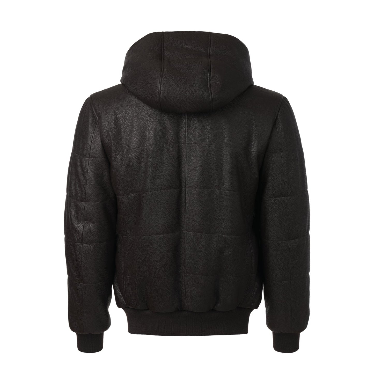 Alfredo Rifugio Quilted Hooded Leather Jacket - SARTALE