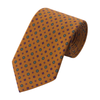 Orange Printed Lined Tie