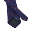 Blue Printed Lined Tie