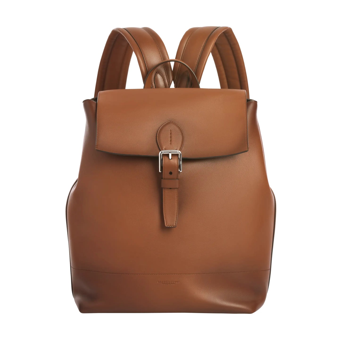 Smooth Calf Leather Backpack in Brown