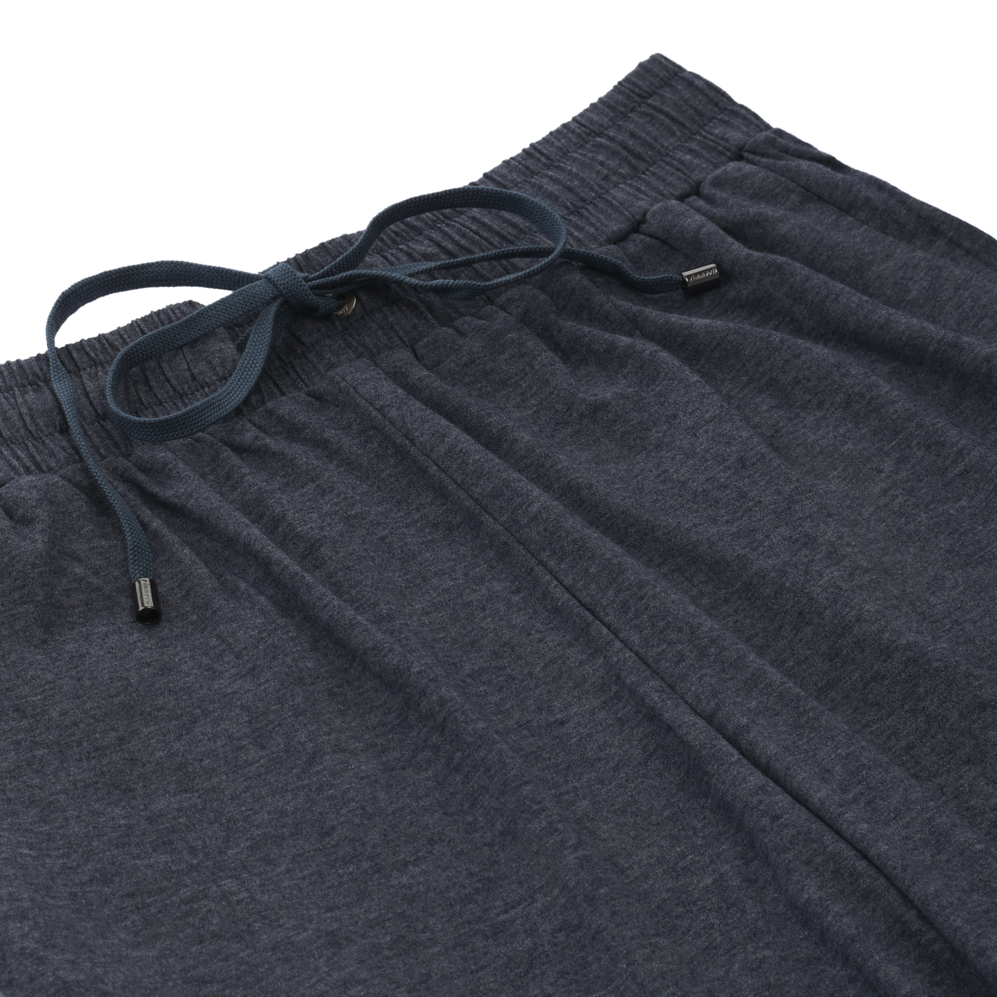 Cotton and Cashmere-Blend Drawstring Trousers in Blue