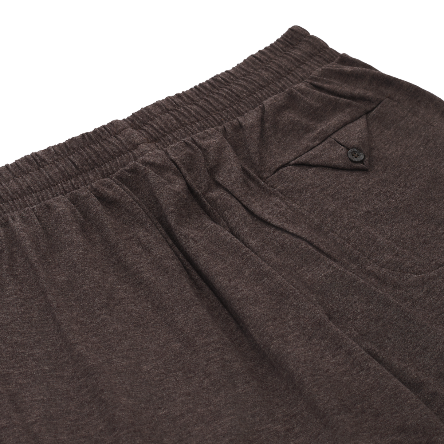 Jogginghose aus Stretch-Baumwolle und Kaschmirmischung in Toffee Brown