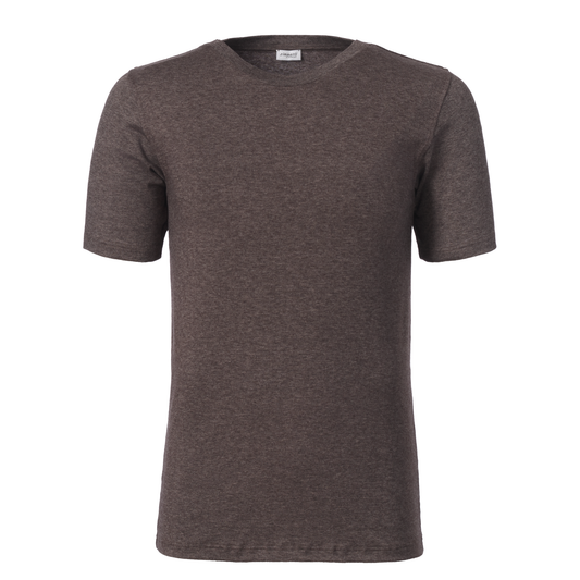 Rundhals-T-Shirt aus Stretch-Baumwoll-Kaschmir-Mischung