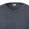 T-Shirt aus Baumwoll- und Kaschmirmischung in Blau meliert
