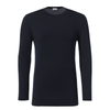 Crew-Neck T-Shirt with Long Sleeve in Dark Blue