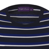 Crew-Neck Short Sleeve Knit Classic in Navy