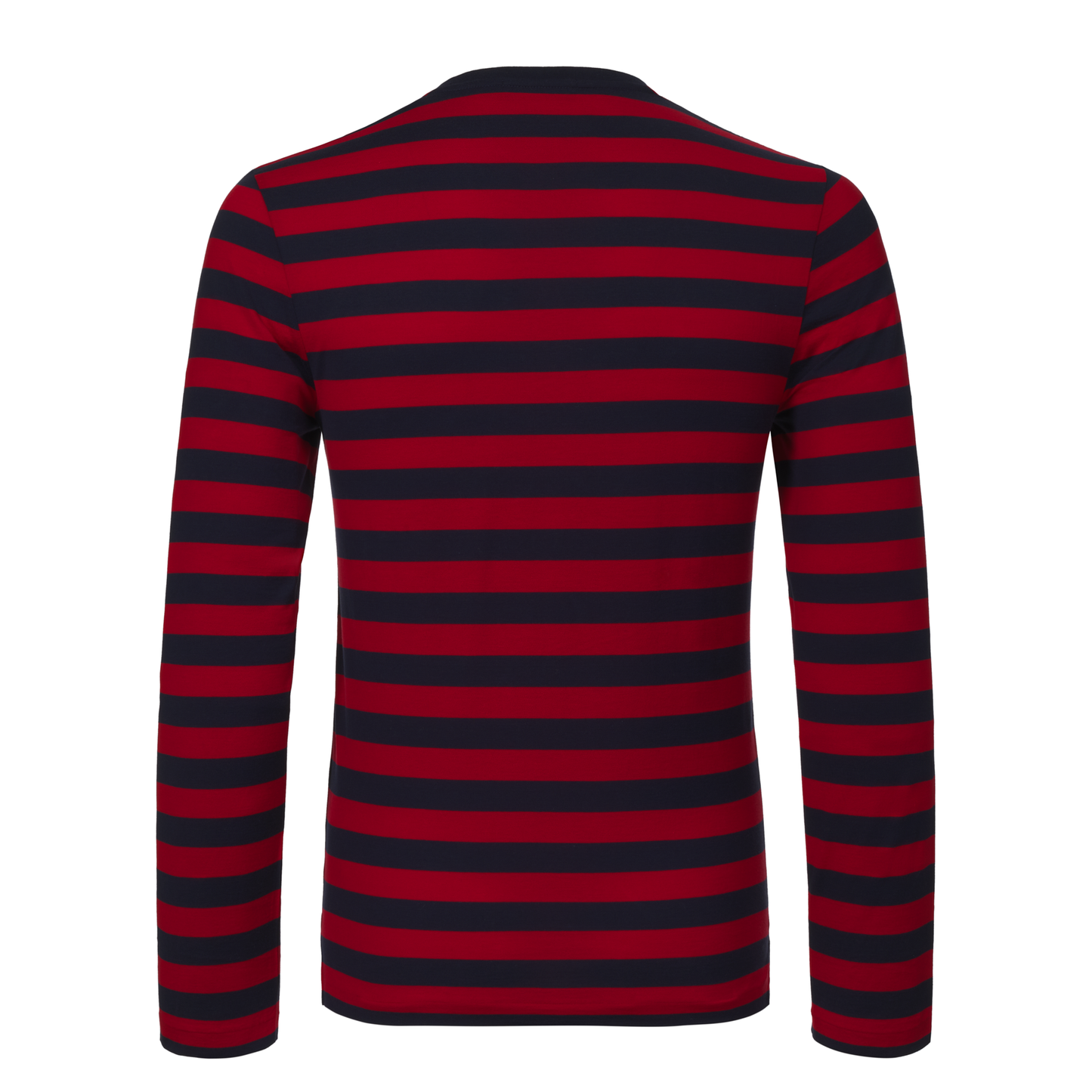 Crew-Neck Pima Cotton T-Shirt in Red