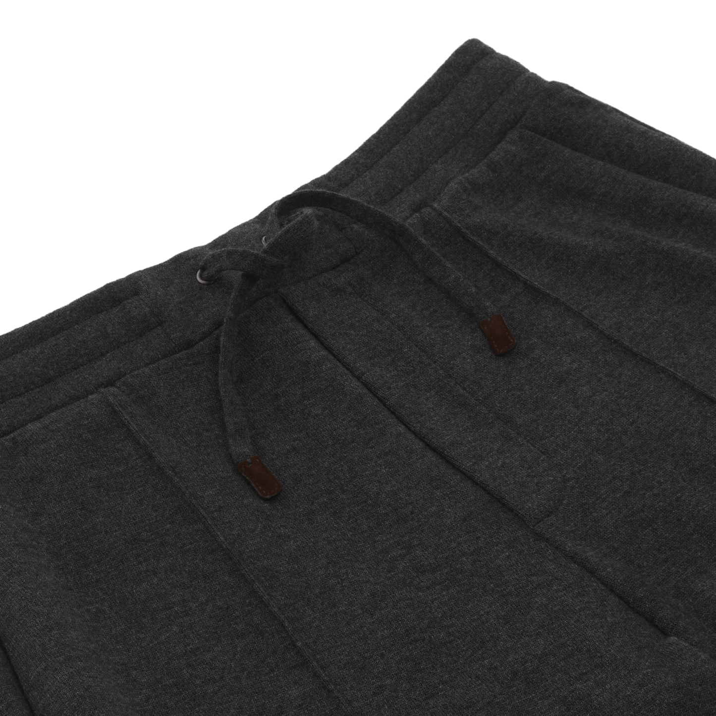 Cashmere-Cotton Blend Track Pants