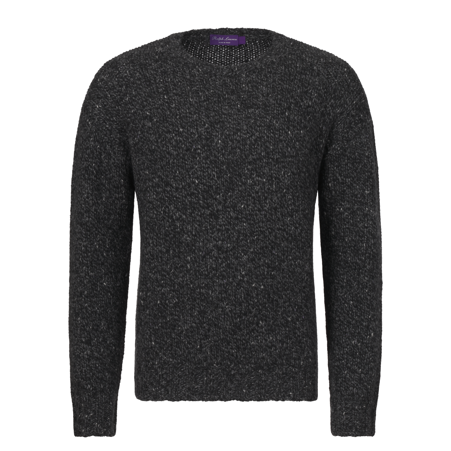 Cashmere Crew-Neck Sweater in Charcoal