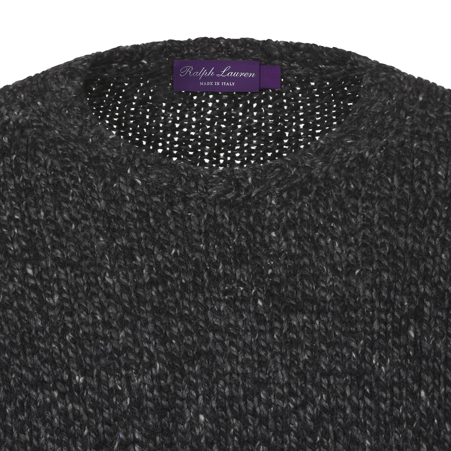 Cashmere Crew-Neck Sweater in Charcoal