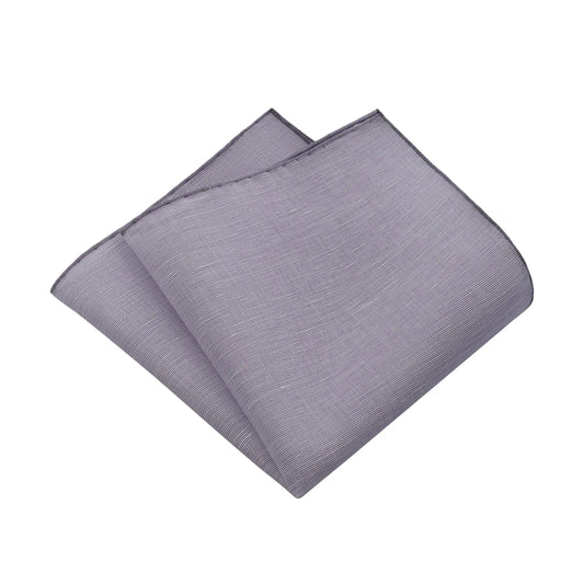 Cotton and Linen-Blend Pocket Square in Violet