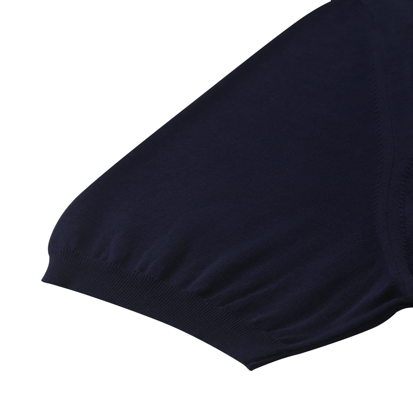 Svevo Crew Neck Navy Blue Cotton Jersey T-Shirt - SARTALE