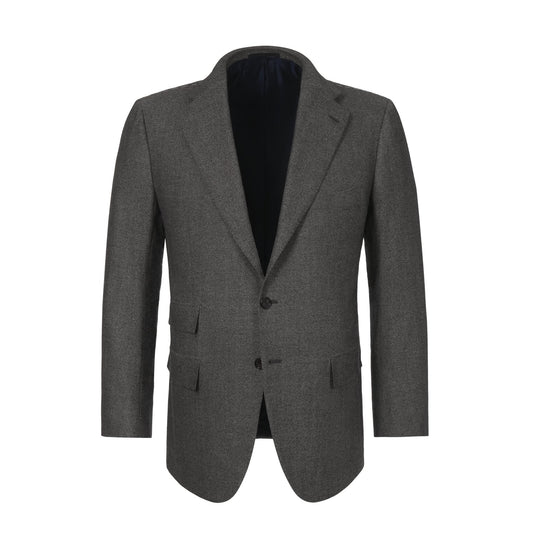 Cesare Attolini Single-Breasted Wool Suit in Grey - SARTALE