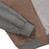 Leather Blouson in Taupe