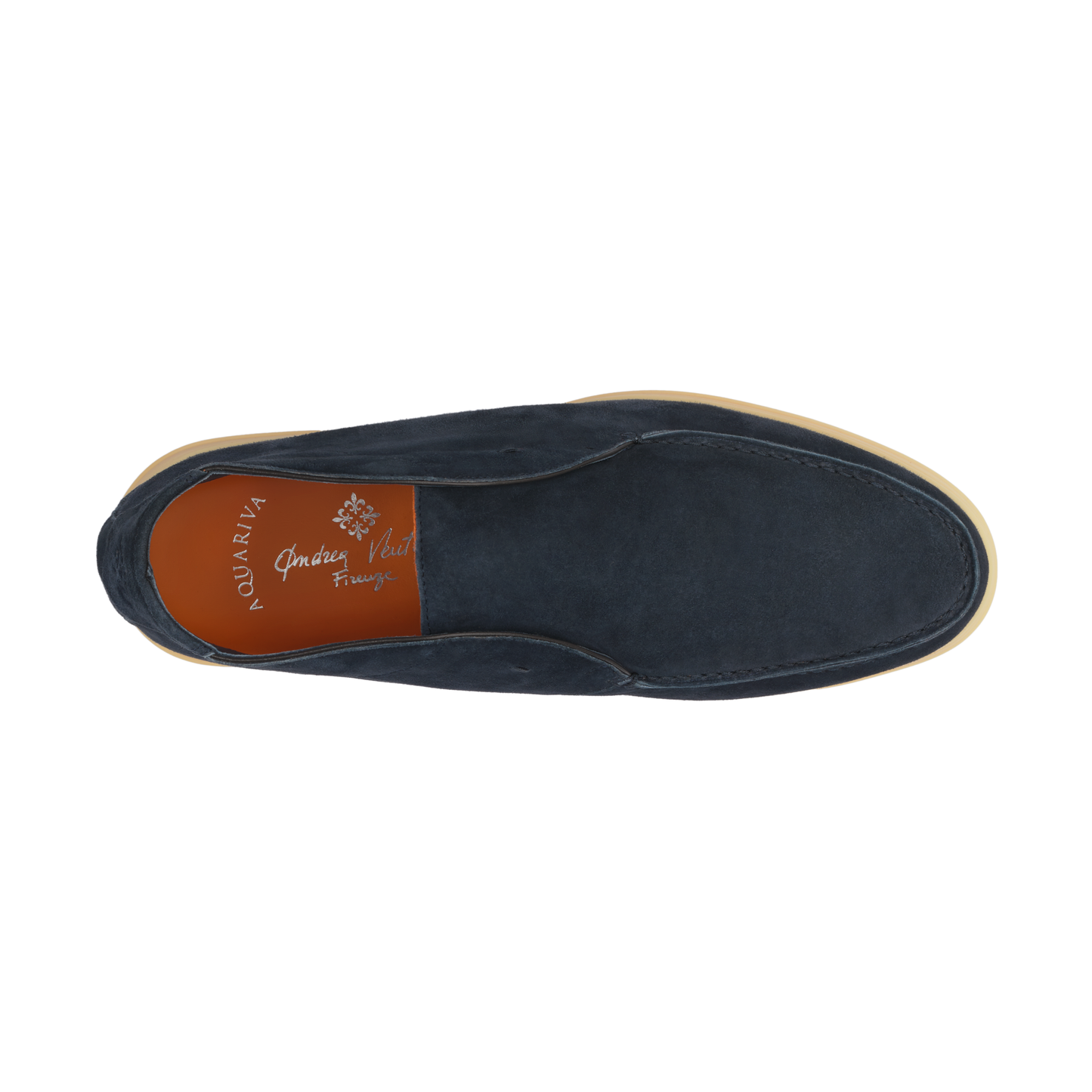 Andrea Ventura «Aquariva-Ischia» Suede Ankle-High Slip-On Shoes - SARTALE