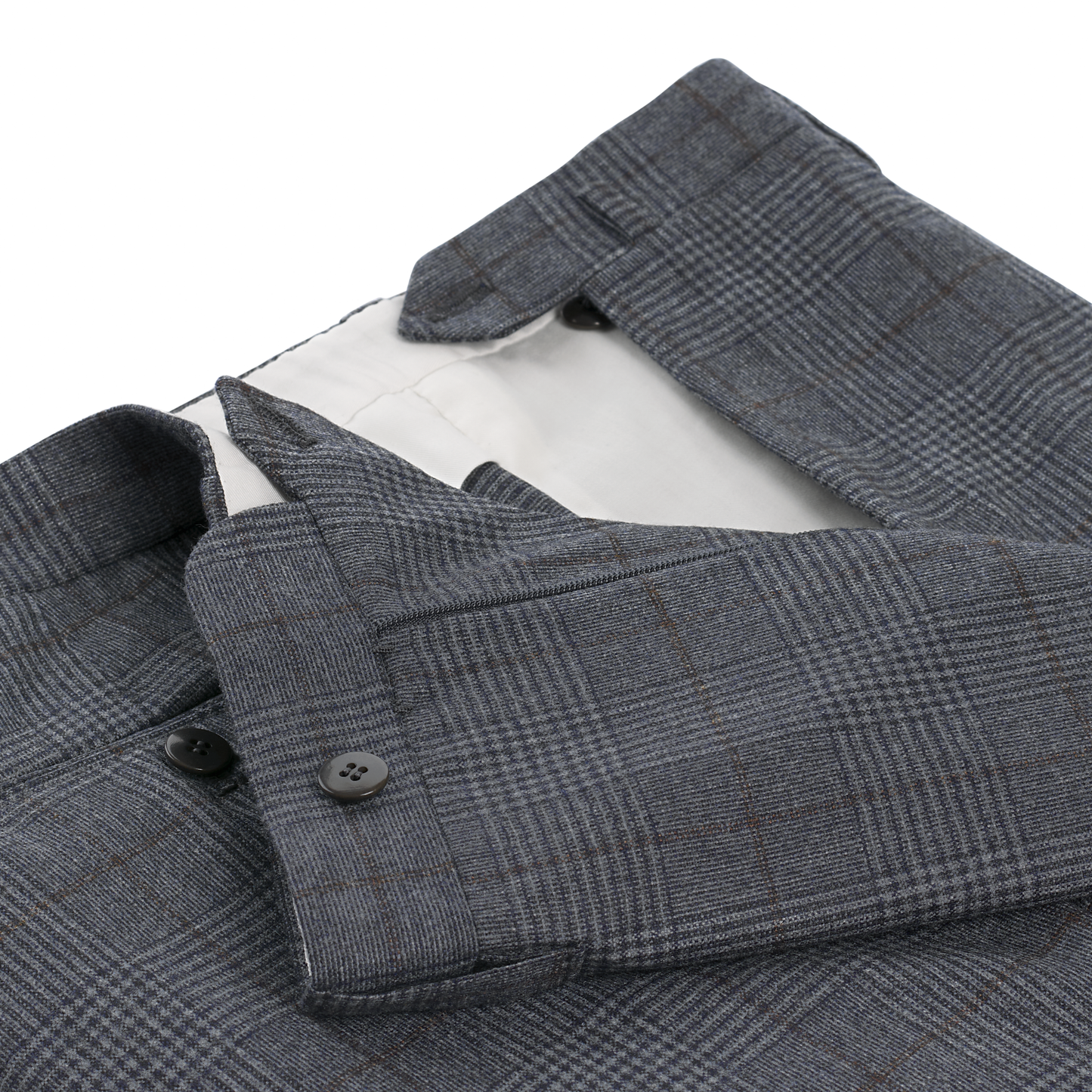 Cesare Attolini Single-Breasted Glencheck Wool and Cashmere-Blend Suit in Blue - SARTALE