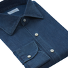 Maria Santangelo Cotton Shirt in Denim Blue - SARTALE