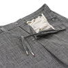 Marco Pescarolo Slim-Fit Bamboo, Silk and Linen-Blend Drawstring Trousers in Grey - SARTALE