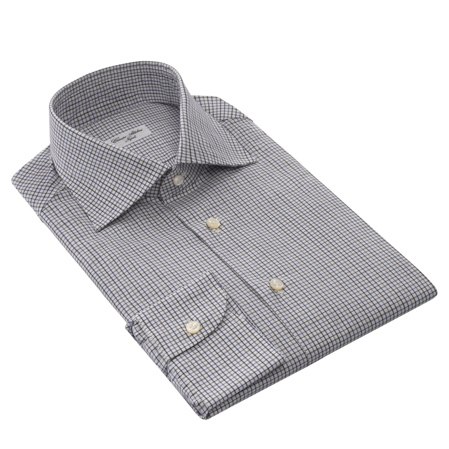 Cesare Attolini Checked Multicolor Cotton Shirt - SARTALE