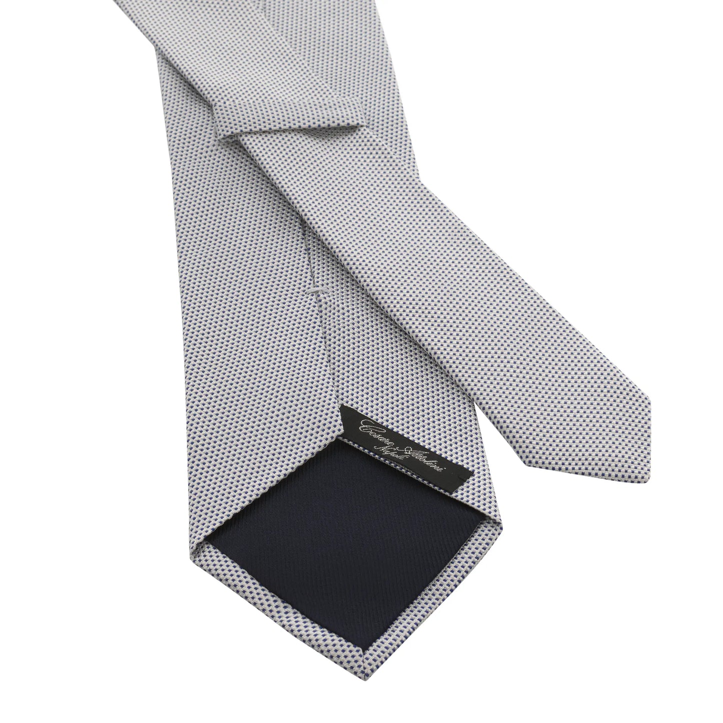 Jacquard-Silk Tie in White