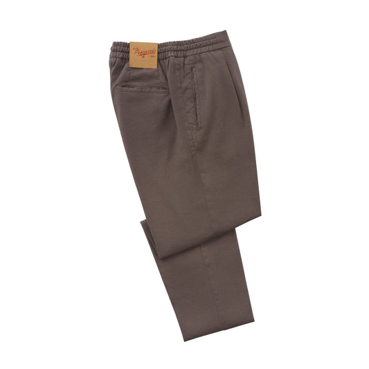 Marco Pescarolo Slim-Fit Linen and Cotton-Blend Trousers in Brown - SARTALE