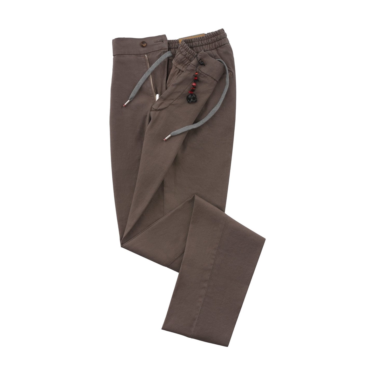 Marco Pescarolo Slim-Fit Linen and Cotton-Blend Trousers in Brown - SARTALE