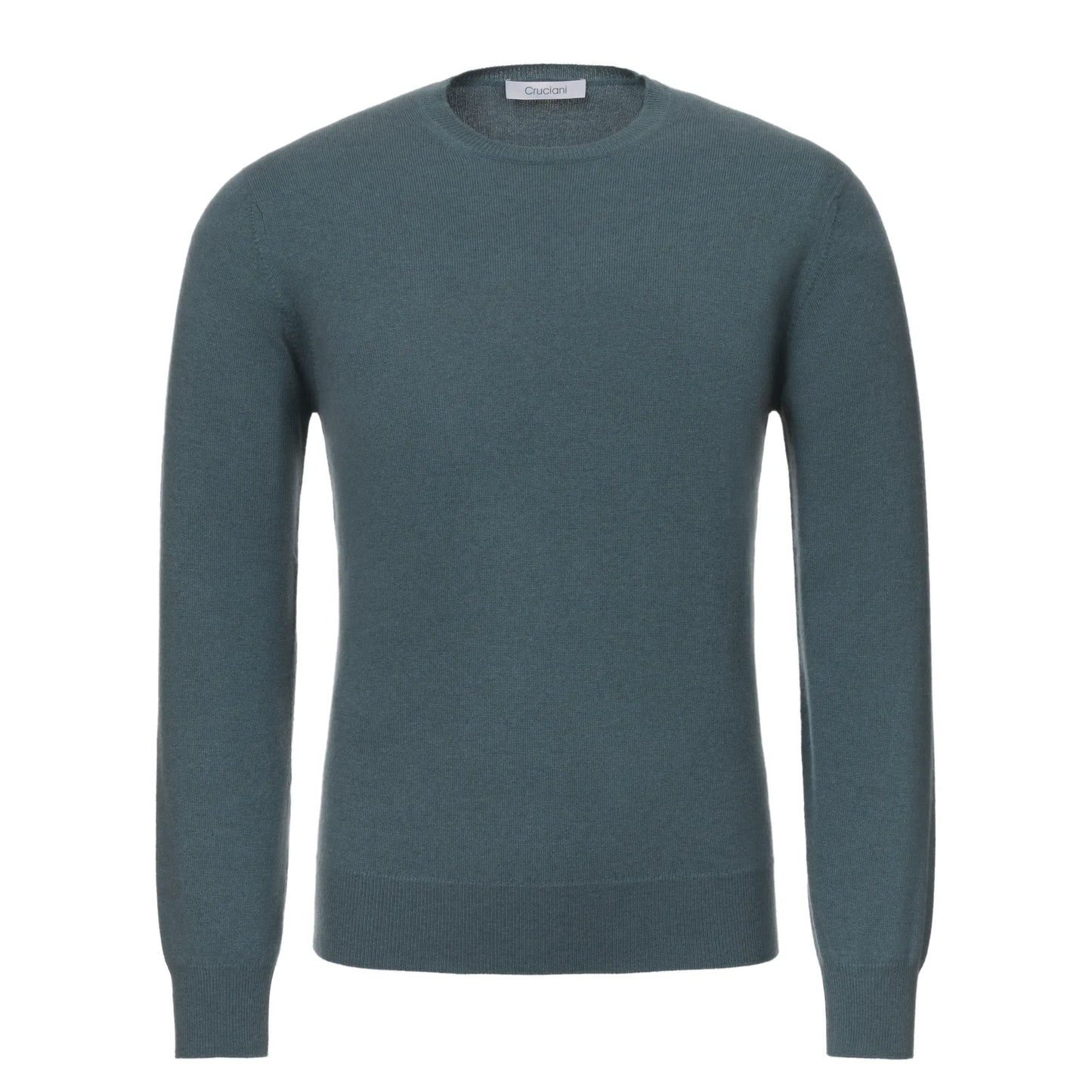 Crewneck Cashmere Sweater in Storm Blue