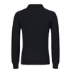Cashmere Sweater Polo Shirt in Dark Blue