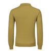 Cashmere Blend Polo Shirt in Corn Yellow