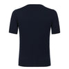 Cotton Dark Blue T-Shirt Sweater