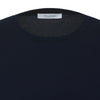 Cotton Dark Blue T-Shirt Sweater