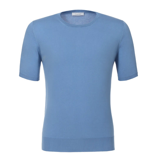 Cotton Sky Blue T-Shirt Sweater