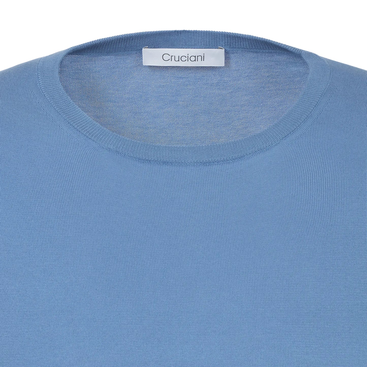 Cotton Sky Blue T-Shirt Sweater