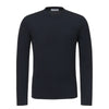 Crewneck Cotton Long Sleeve in Dark Blue