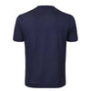 Crew-Neck Linen T-Shirt in Blue