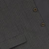 Single-Breasted Striped Wool Suit in Grey