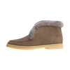 Walk and Walk Suede Ankle Boot in Taupe