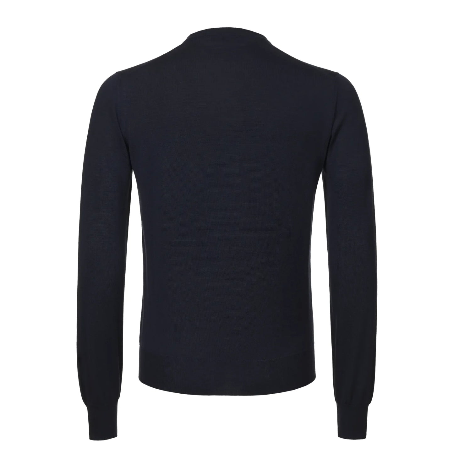 Crew-Neck Cashmere Sweater in Navy Blue