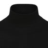 Turtleneck Cashmere Sweater in Black