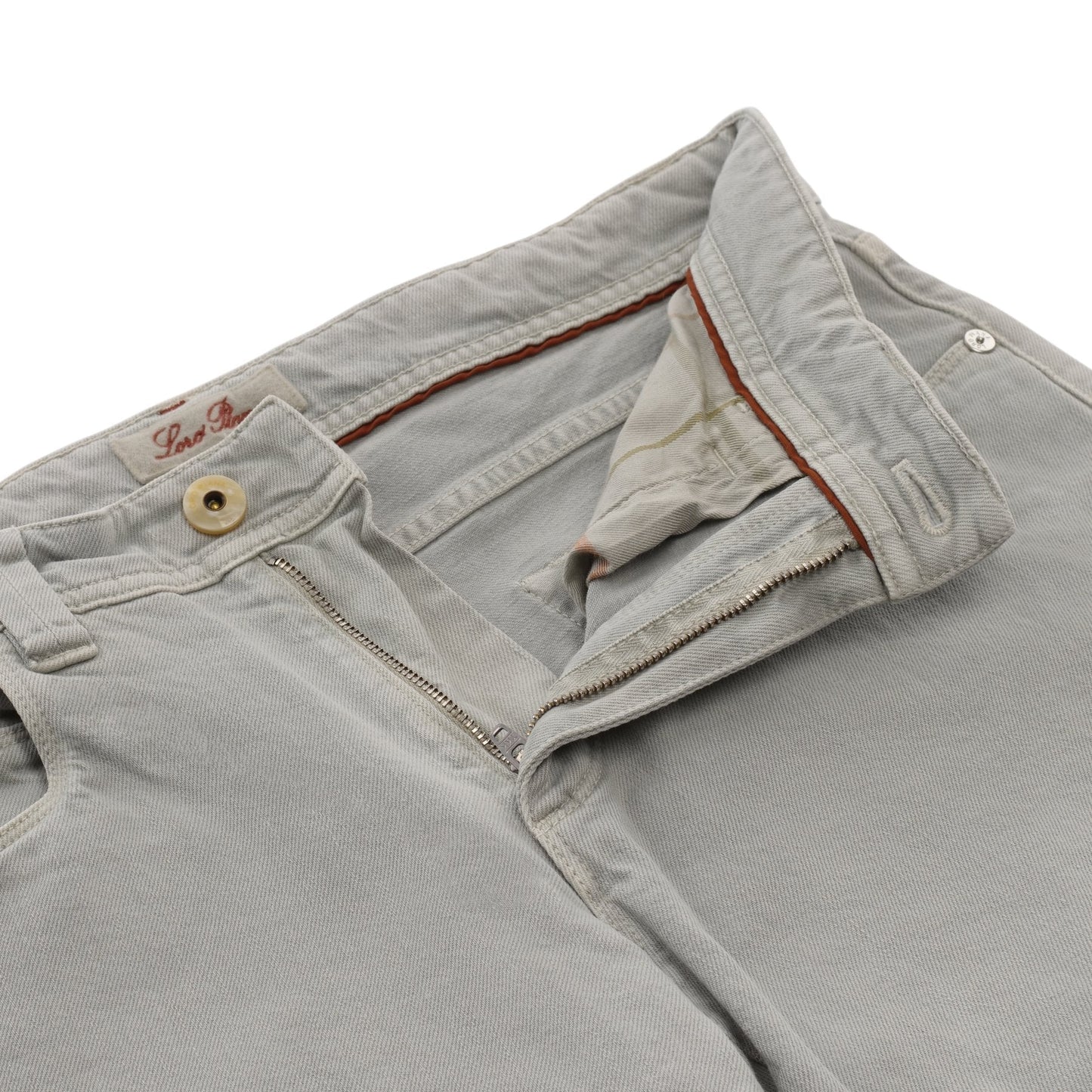 Loro Piana Slim-Fit Stretch-Cotton Jeans in Light Grey - SARTALE