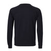 Cashmer and Silk Crew Neck Sweater in Blue